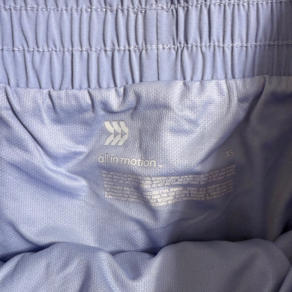 Target All In Motion Periwinkle Shorts - Picture 2 of 6